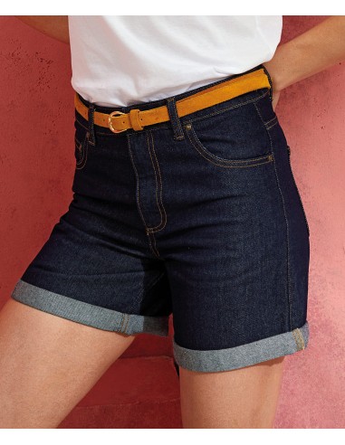 WOM-WB909-Womens Denim Shorts